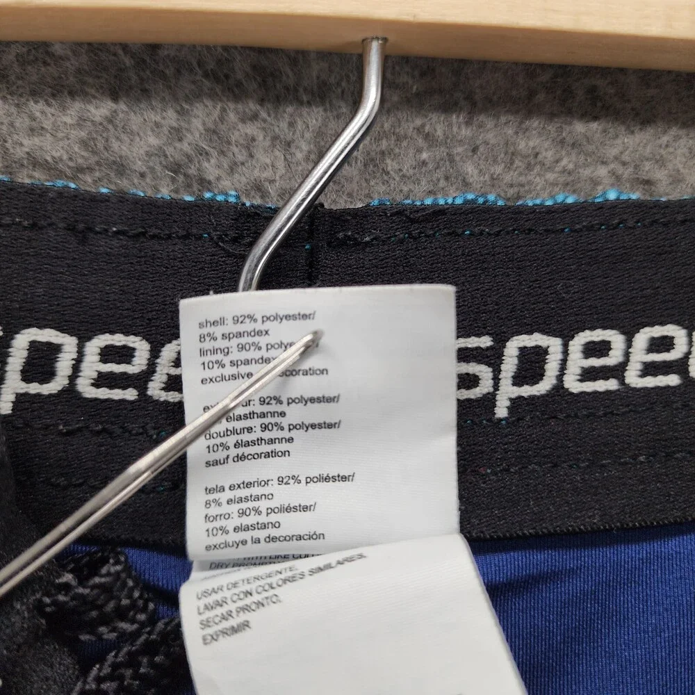 Speedo Swim Trunks Mens Medium Blue Swimwear